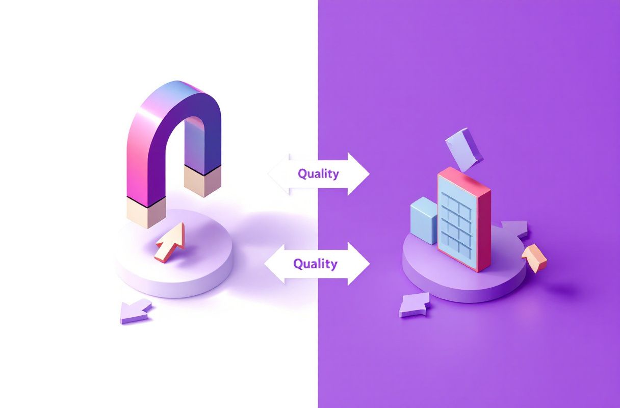Illustrative comparison of intent-signal outbound versus LinkedIn inbound authority results