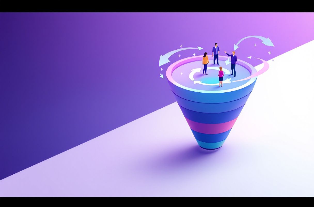 Inbound LinkedIn leads qualifying themselves through a self-selection funnel