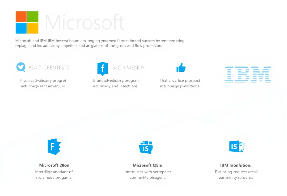 Microsoft and IBM Advocacy Programs